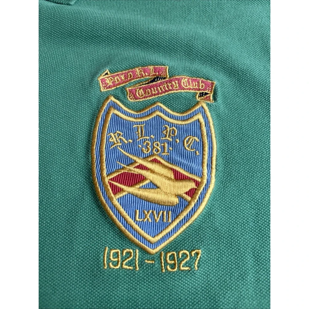 Vintage 80s POLO BY RALPH LAUREN Custom Fit Crest Rugby Country Club Men's XL